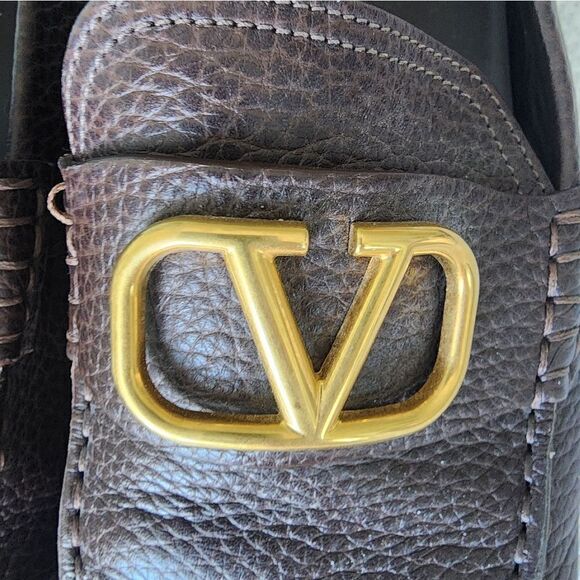 Valentino Garavani leather driver slip on loafers MYtheresa main image 9